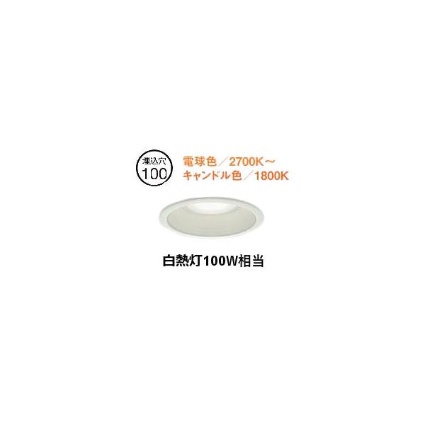 大光電機 ダウンライト DDL6276FWG φ100 白熱灯100W相当 温調
