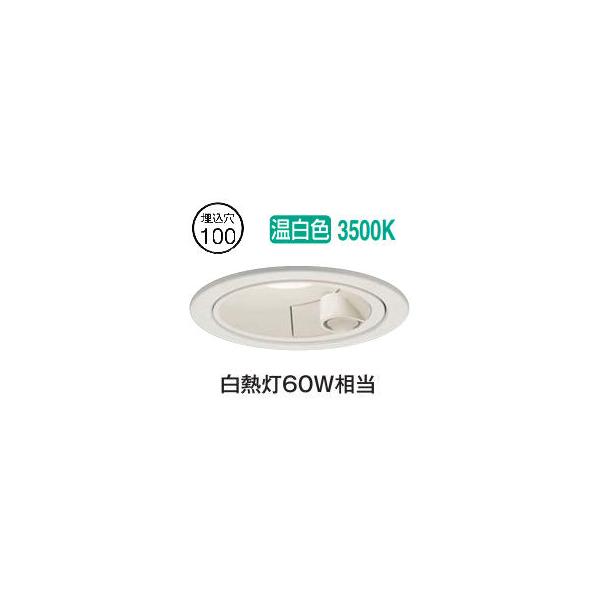 大光電機 屋内・屋外兼用人感センサー付ダウンライト DDL6258AW Φ100
