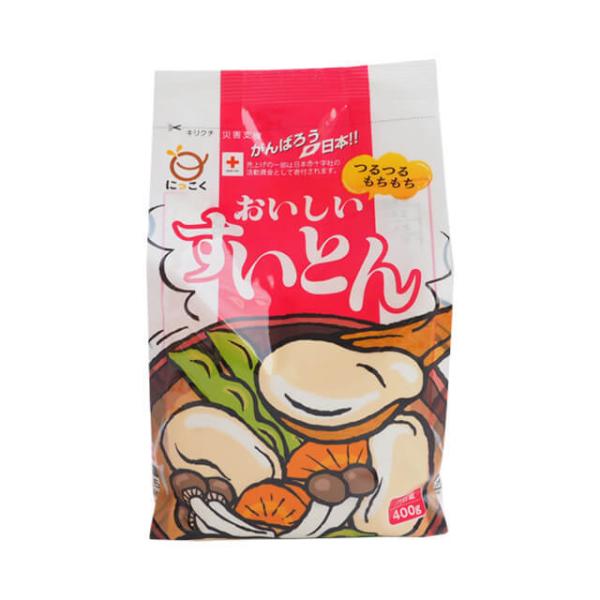 すいとん 粉 ニッコク 日殻製粉 おいしい すいとん 400g にっこく すいとん 水団 つるつる もちもち感 すいとん用粉