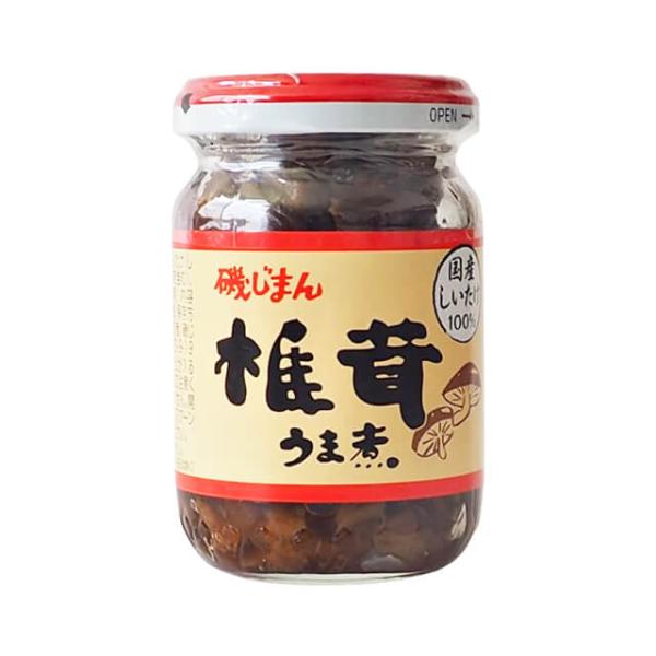 旨みをタップリ含ませた、ちょっと濃いめの椎茸のうま煮です。椎茸はやや大きめにスライスしてあるので、お総菜としてもお召し上がりいただけます。国産しいたけ100％