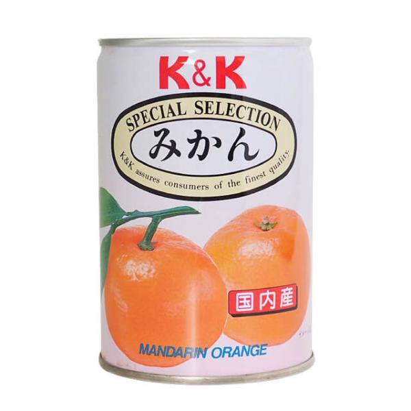 国産原料を使用したみかんの缶詰です。缶切り不要タイプ。
