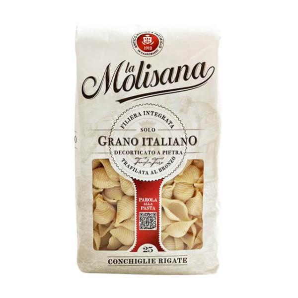 ラ・モリサーナ社は、イタリア全土のパスタメーカーの中でも5本の指に入る販売シェアを誇る1912年創業の老舗パスタメーカーです。 モリーゼの高地に豊かに湧く、ヨーロッパ有数の清らかな水と高品質なデュラム小麦のセモリナを使用し、ラ・モリサーナ社...