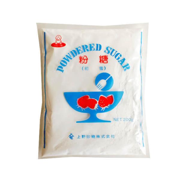 粉糖（初雪）は、グラニュー糖を微粉砕したもので、和洋菓子に幅広くお使いいただけます。また、溶けやすいのでアイスクリームやプリン作りにも適しています。