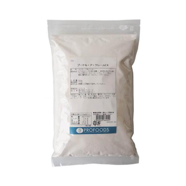 カスタード用パウダー。卵を使用しなくても、クリーミーなパティシエールを作ることができる汎用性の高い高級タイプ。シュークリーム、エクレアなどに最適です。