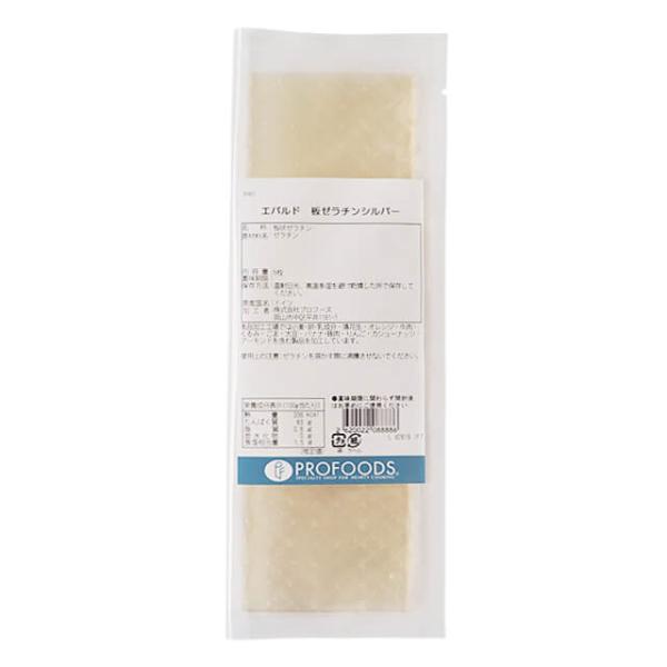 業務用で一般的に使用されている薄い板状の良質な板ゼラチンです。冷水に5分ほど浸してふやかしてから水を切ってご使用してください。標準的な使用量：500mlに対して6枚程度。枚数を増減してお好みの固さに調整してください。