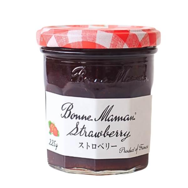 『ボンヌママン』は家庭で受け継がれる「手作りジャム」をコンセプトにした、美食の国フランスで最も愛されるブランドです。いちご本来の風味を生かした、濃厚ながらもすっきりとした味わいと甘みが特徴です。トーストのみならず、幅広い用途にご利用頂けます。