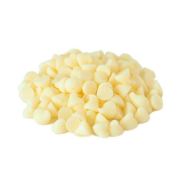 耐熱性に優れ、焼成しても焼き残り良好。良質なミルク風味のある、白いチップチョコです。きれいな粒状を活かすには、熱のかかりを少なくするため、なるべく焼成の直前に使用するのがポイントです。また、パン発酵時の温度は28℃を保つようにすると、ベンチ...