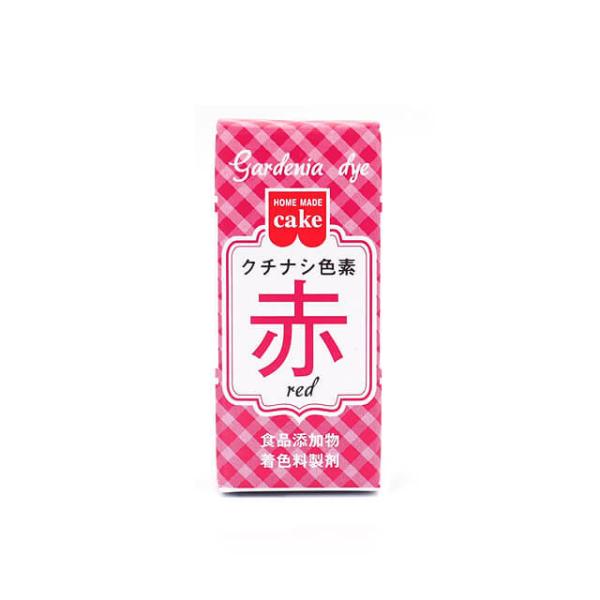天然のクチナシ果実から抽出した赤色色素です。 自然なやさしい色に色づきます。 ケーキのデコレーション、ゼリー類、餅・まんじゅう、 お赤飯 等の和洋菓子、漬物・料理などに使用できます。※商品付属の小スプーンすりきり1杯は約0.03gです。