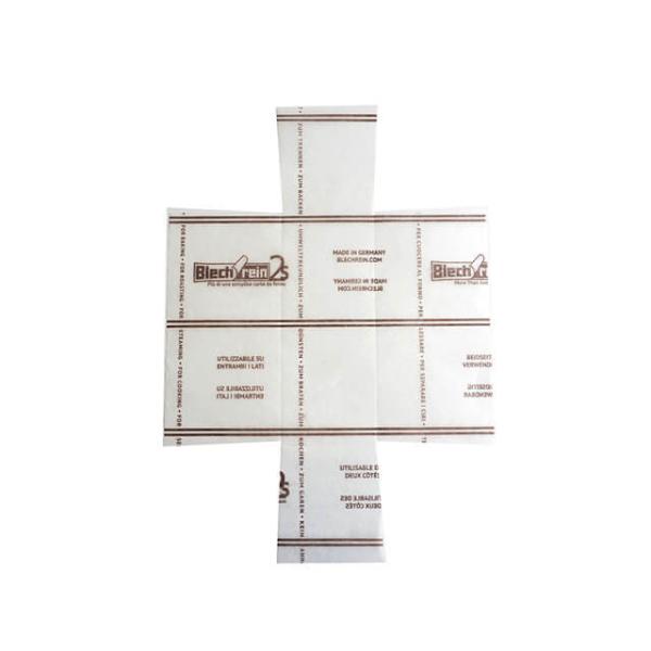 ＜プロフーズ＞オリジナルブリキパウンド型110（110×50×H60mm）専用の敷き紙です。プロも愛用しているドイツ・ブラノパック社のベーキングペーパーを使用。専用の敷き紙ならではのフィット感、生地離れも抜群です。また、おしゃれなデザインの...