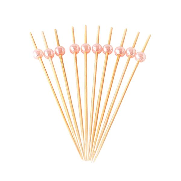 真珠層のように奥深い上質な輝きを持つ飾り串です。パーティーやレセプションなどのオードブルに使用すれば、彩り豊かに料理を引き立ててくれます。洋風おせち料理の飾りとしてもオススメです。