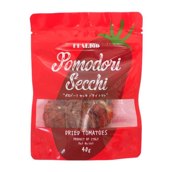 イタリア産の完熟トマトを乾燥させた旨みの凝縮したドライトマトです。お湯などで戻し、パスタソース、ピッツァやブルスケッタなどのトッピングに。また、お好きなハーブと一緒に自家製のオイル漬けにしても。使用方法：熱湯で約5分戻してお使いください。ド...