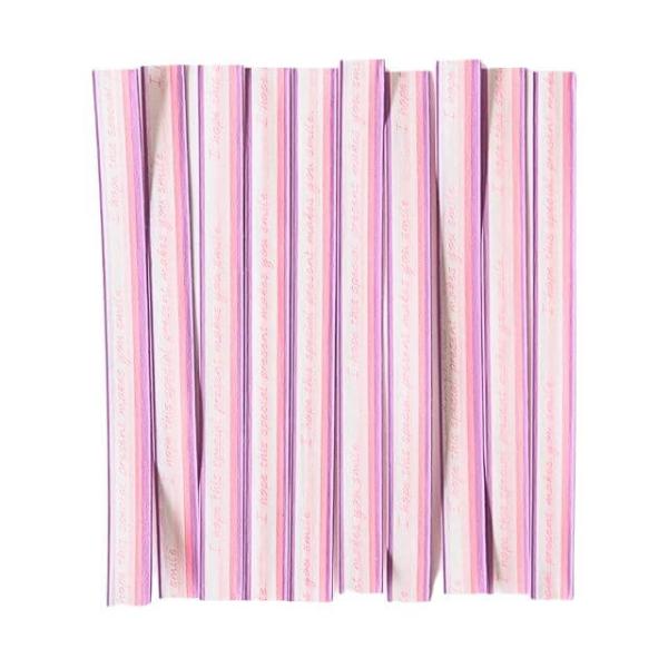 東京リボン スティックストライプ モーブピンク 10本｜季節商品 バレンタイン ラッピング プレゼント