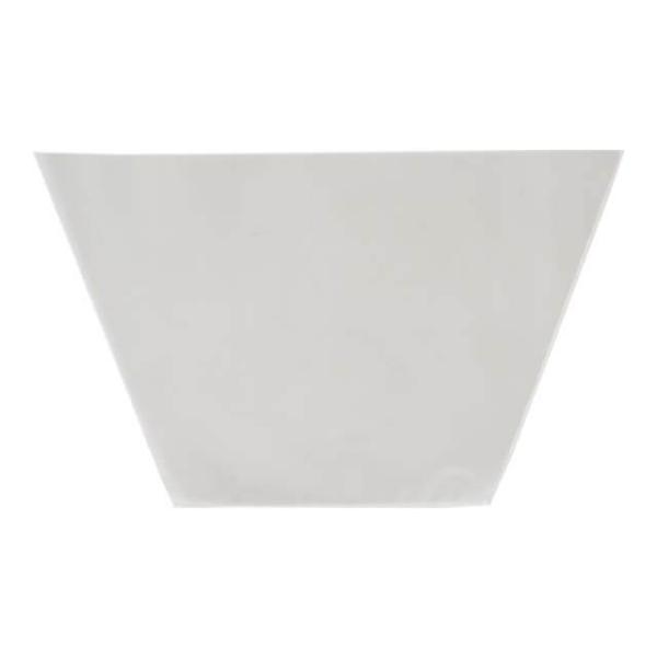 両サイドを熱で溶着させた透明袋です。カットシフォンケーキを簡単・キレイに包むことができます。非ガスバリア袋。