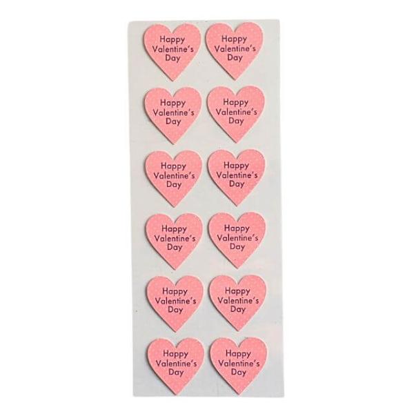 バレンタインをキュートに演出するハート型のピックです。紙にラミネート加工をしています。