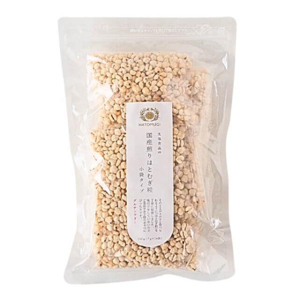 太陽食品 国産煎りはとむぎ粒 小袋タイプ 112g（7g×16袋）