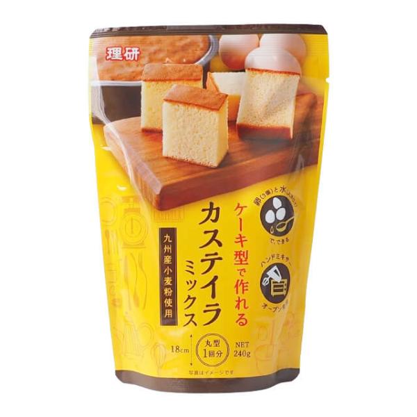 九州産小麦粉を100％使用し、卵と水だけでご家庭で本格的なカステラを作ることができます。お好みのアレンジでザラメを入れたり、抹茶カステラやチョコカステラ、蒸しカステラも作ることができます。