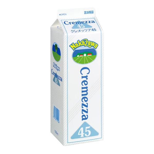 「ミルクのみずみずしさ」をコンセプトとして原乳を選び、高オーバーランでクリーム特有の軽い口溶けと白さを大切にしました。牛乳のようにあっさりとした風味が特長です。フレッシュフルーツの色や香りを引き立てます。※商品名の「Cremezza」はイタ...