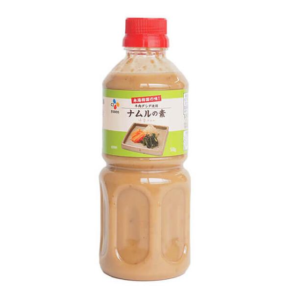 牛肉ダシダを使用したナムルの素です。ナムルの他にも、海鮮うま塩炒め、パスタ、チョレギドレッシングにもお使いいただけます。