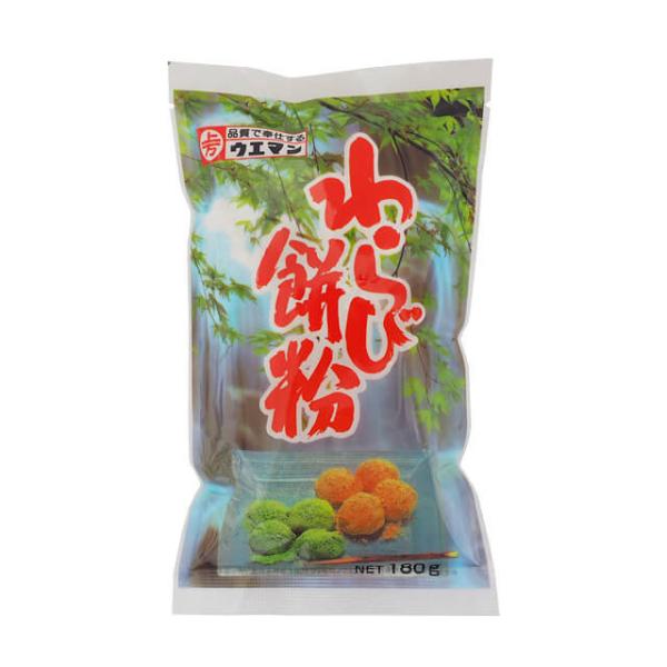 わらび餅用として特別に精製した国産甘しょ澱粉100％を原料としたわらび餅粉です。