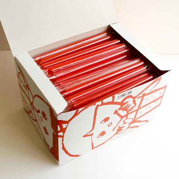 ■フタ付きカップもOK！タピオカストロータピオカ入りのドリンク用の極太ストローです。片側が斜めにカットされているので、フタ付きのカップでも楽に突き刺すことができます。■衛生的なフィルム包装1本ずつ個包装されているので衛生的です。フィルム包装...