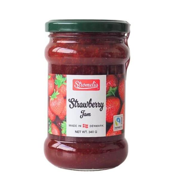 ストロメリアは製菓や料理にも幅広く活躍する、果実が持つ本来の味わいを最大限に活かした、口当たりの良いやさしい味わいの低糖度ジャムブランドです。いちごの果実味を活かした、甘酸っぱい低糖度のストロベリージャム。（糖度45度）