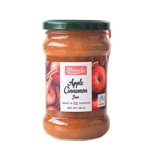 ストロメリアは製菓や料理にも幅広く活躍する、果実が持つ本来の味わいを最大限に活かした、口当たりの良いやさしい味わいの低糖度ジャムブランドです。ふんわり香るシナモンとりんごの絶妙なバランスが楽しめる低糖度アップルシナモンジャム。（糖度45度）
