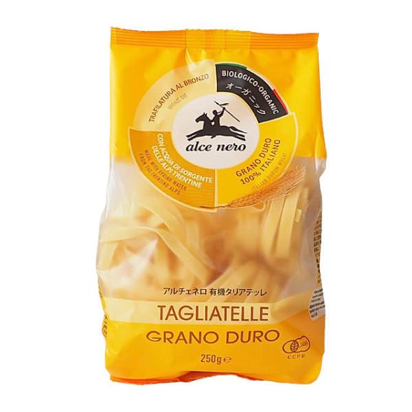 イタリア産有機デュラム小麦100％使用。平たいリボン状のタリアテッレ。イタリアのエミリア・ロマーニャ州でよく食べられるパスタです。ミートソースやクリームソースなど、濃厚なソースがおすすめです。アルチェネロは1970年代にヨーロッパでいち早く...