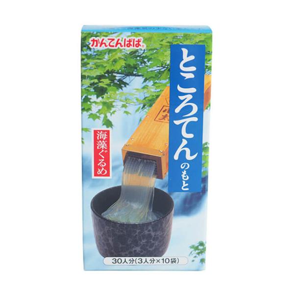 コシが強くて海藻臭の少ない寒天です。当社が、技術の粋を集めてつくったのが、この”ところてんのもと”です。いやな海藻臭がなく、滑らかな食感と、コシのあるところてんに仕上がります。よく冷やして素晴らしい食感をお楽しみください。あんみつ、杏仁豆腐...
