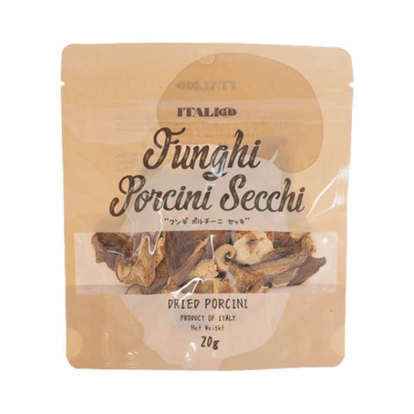イタリア語でフンギ・ポルチーニはヤマドリダケ、セッキは乾燥のこと。リゾットやパスタをはじめ、肉料理のソース、スープやサラダの具など、工夫次第で幅広くお使いいただけます。秋に旬を迎える香り高いポルチーニを、使いやすいように乾燥させ、パック詰め...