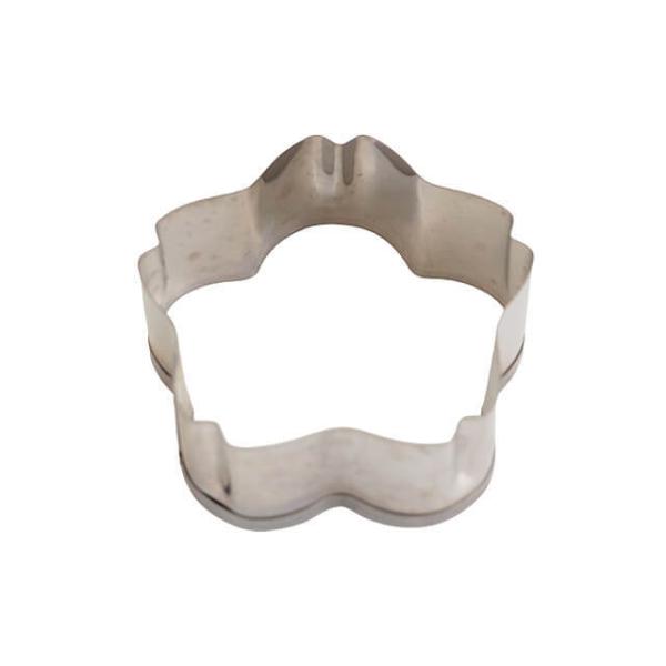 クッキー作りが楽しくなる、ステンレス製の抜き型です。