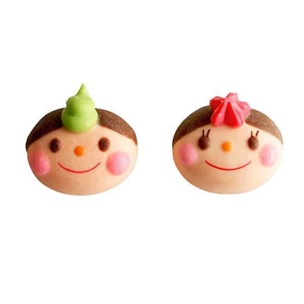 お雛さまやお誕生日などにケーキやカップケーキを飾るオーナメントとしてお使いください。サイズ：約25×25mm