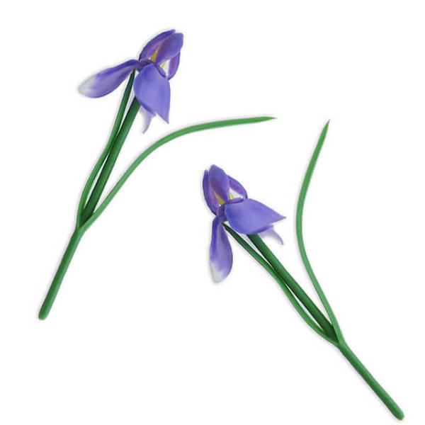 ケーキのデコレーション用のしょうぶの花です。プラスチック製。※季節商品の為、数量限定販売です。再入荷しません。