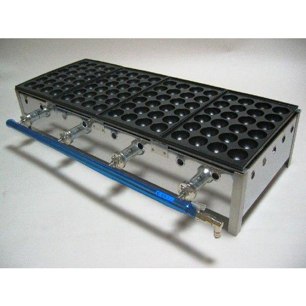 たこ焼き兼用鉄板焼き器　卓上　プロパンガス用 たこ焼き器24穴 鉄鋳物 4連 : PROKITCHEN - 通販 - Yahoo!ショッピング