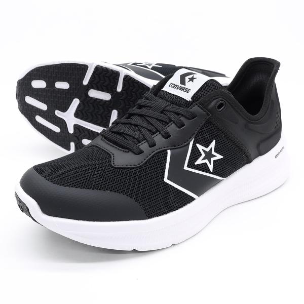 コンバース デイスター スリットスライド ブラック/ホワイト ローカット 靴紐 ランニング ウォーキング DAYSTAR SLIT SLIDE オックス CONVERSE