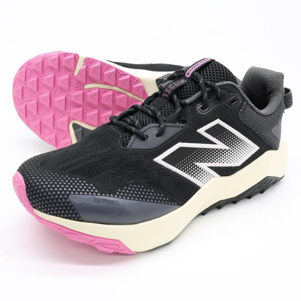 衝撃吸収 クッション 軽量 レディース WTNTR LP6 トレイル ハイキング 軽登山 スニーカー ダイナソフト ナイトレル ブラック 2E v6 LP6 シューズ