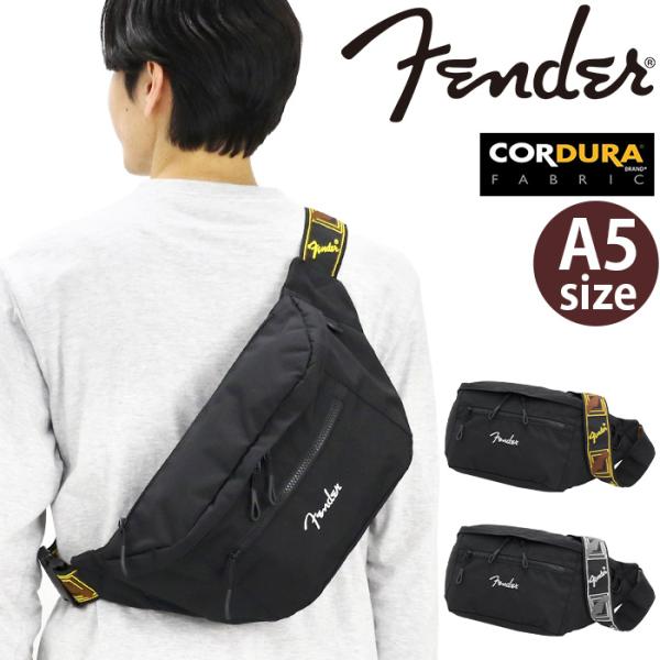 フェンダー ボディバッグ Fender ウエストポーチメンズバッグ ウエストバッグ Lサイズ ボディバッグ ワンショルダー かばん バッグ A5 丈夫 シンプル おしゃれ 男性 Fender（フェンダー） ボディバッグ ウエストポーチメンズバッグ