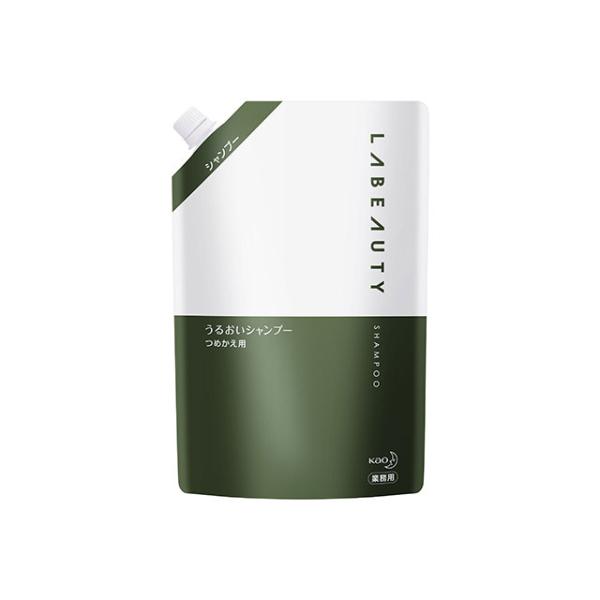 上質な使い心地とすぐれたハンドリングを融合させた花王の「ラビューティ」シリーズ。紙の摩擦を抑えて絡まりを防ぐ業務用シャンプーです。詰め替え時にロスの少ないパウチタイプ。