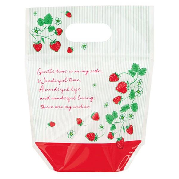 1点) チャック付袋 ヘッズ いちごジップ付バッグ-XS(30枚) 00269336