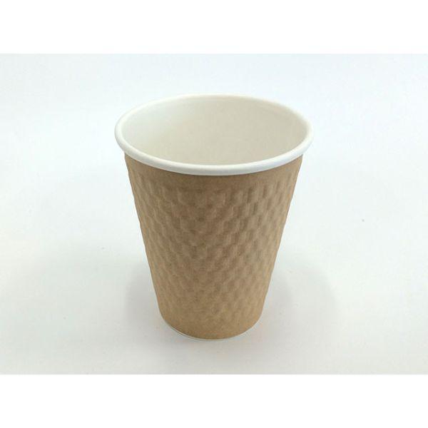 ケーピープラテック 紙コップ 8オンス エンボススリーブカップ