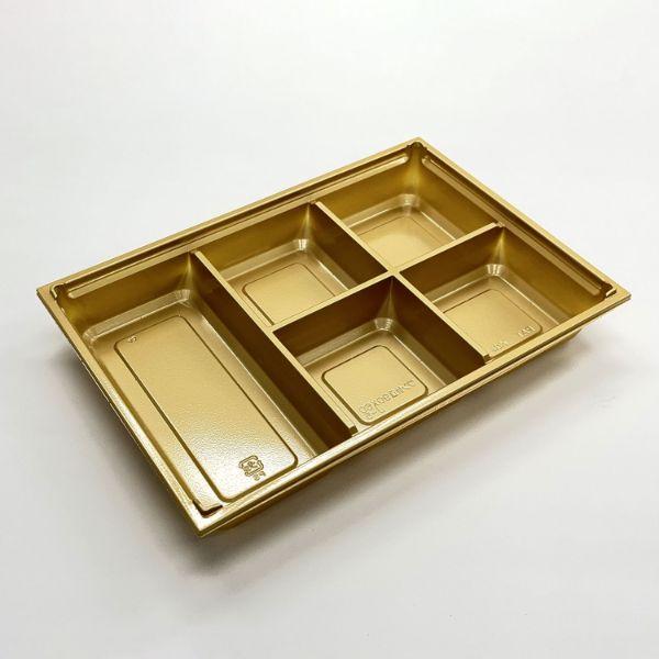 まとめ買い 折箱 アクタ ワン折重 90×60 J-5 金底 200枚(25枚×8