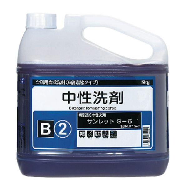 6倍濃縮の中性洗剤です。
