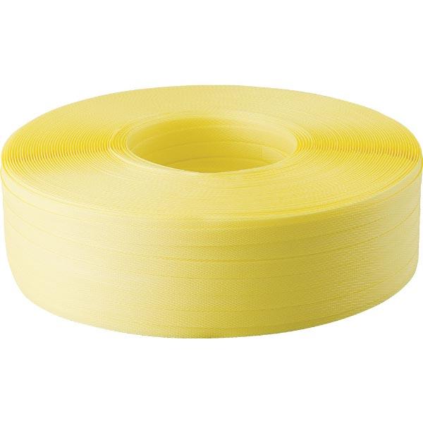 【1点】PPバンド TRUSCO 封かん機用PPバンド19mm×1000m巻 黄 トラスコ中山 00368536