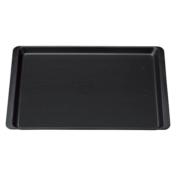 30点) お盆 M44-409 長角盆 420×294 ブラック ノンスリップ マイン