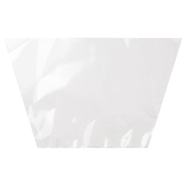 カットしたシフォンケーキ用の台形OPP袋です。直径20〜21cm、8〜10等分にしたカットシフォンケーキがキレイに入るサイズです。1辺を留めるだけで完成するので、シート状のフィルムよりもカンタン・キレイに包むことができます。シールやリボンと...