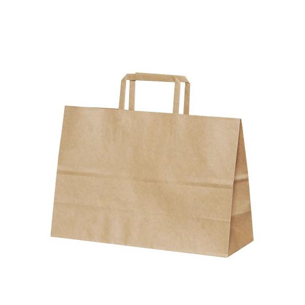 使い勝手のよい無地手提袋です。お弁当などのテイクアウト・和洋菓子など幅広い用途でご利用頂いております。