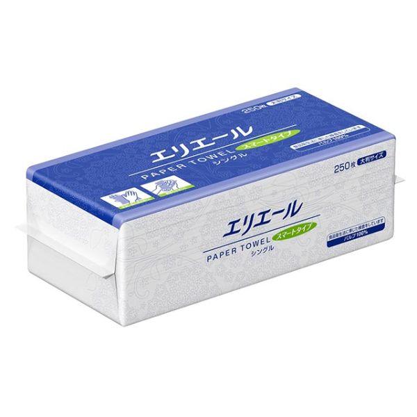パルプ100%素材で食材にも安心。外食厨房内や食品工場で、食器や調理器具のふき取り、調理台や水回りの清掃用など多用途にご使用いただけます。1パック250枚入です。