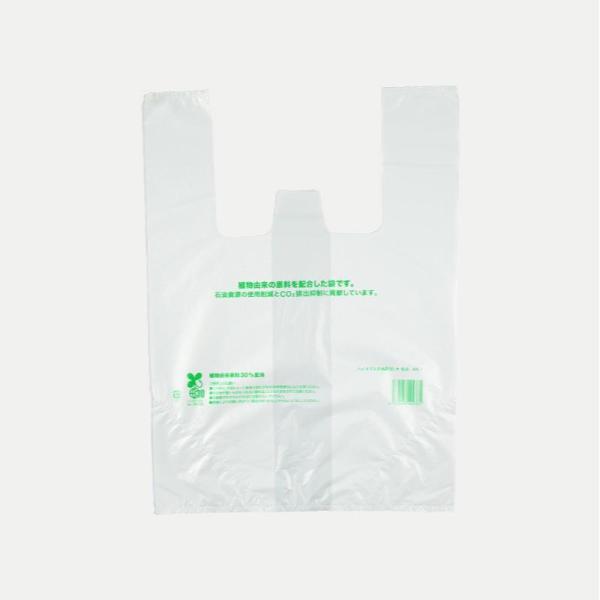 まとめ買い パックスタイル バイオマス弁当用レジ袋30 大 乳白【weeco】 1000枚(100枚×10)
