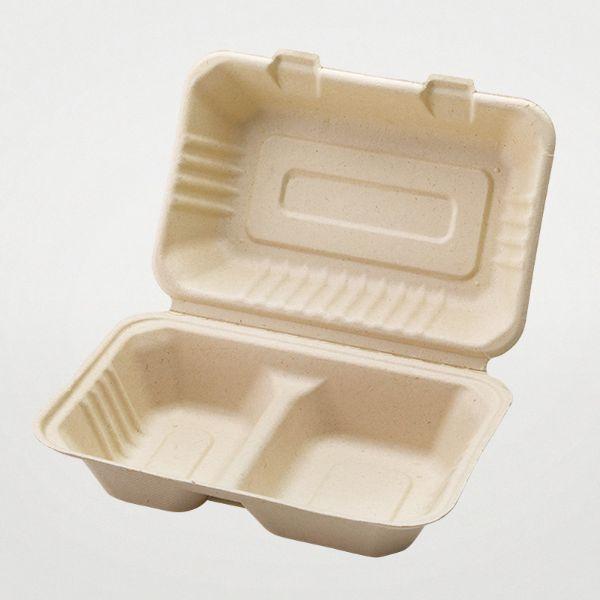 パックスタイル バガス容器 BBランチ 240-150-2 50枚