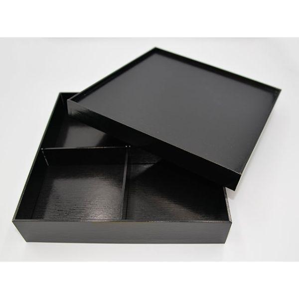 パックスタイル（PACK STYLE） (40枚) 重箱・おせち容器 黒漆 貼箱 8寸