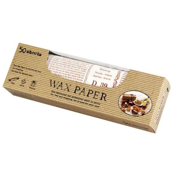 油染みや乾燥を防ぐワックスペーパーは食品の敷き紙やラッピングに大人気です。定番人気の使いやすいサイズです。絵柄のラインナップも豊富な万能タイプ。※レンジ使用不可。